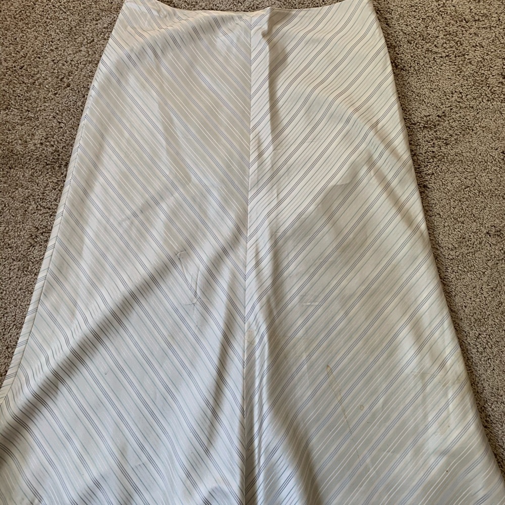 Banana Republic midi silk chevron skirt 4